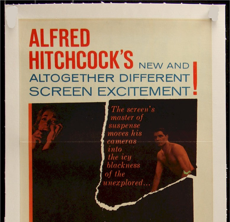 Alfred Hitchcock's Psycho Original Vintage Movie Poster Insert