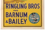 Barnum & Bailey Circus Original Vintage Poster Hippo