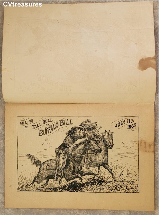 Buffalo Bill Cody Antique Official Wild West Show Program