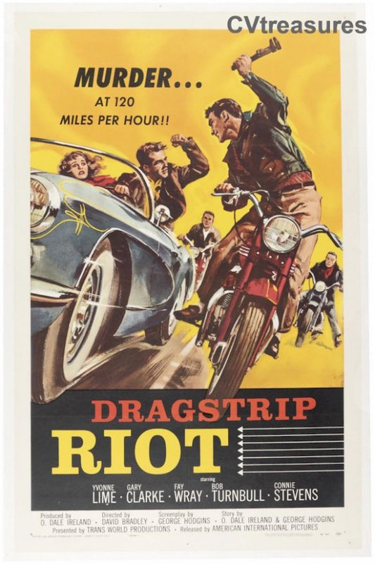 Dragstrip Riot Original Classic Movie Film Poster