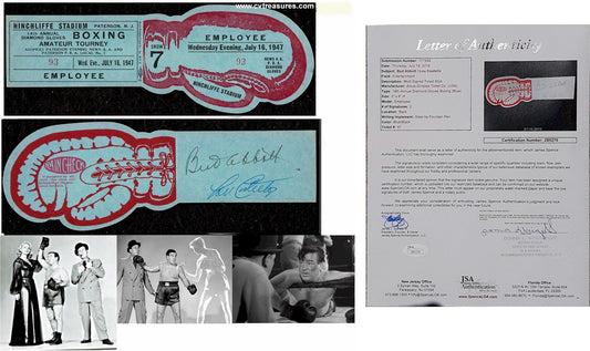 Abbott and Costello Authentic Autographs Signatures JSA PSA 2