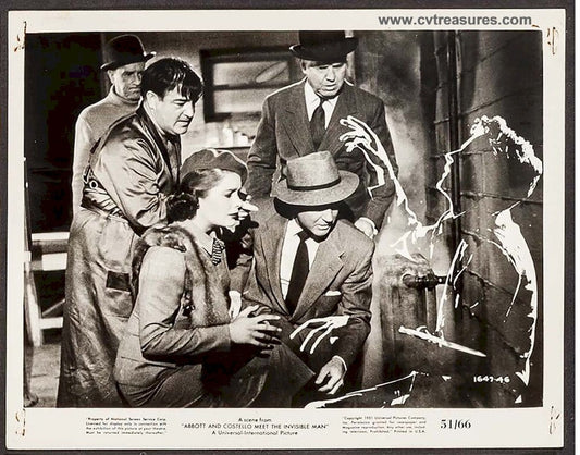 Abbott Costello Meet the Invisible Man Original Viintage Photo