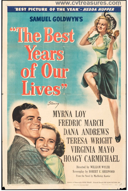 Best Years of Our Lives Original Movie Poster Vintage One SHeet