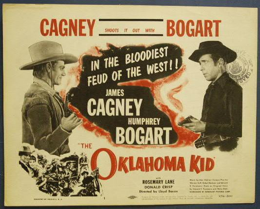 Oklahoma Kid 1939 Humphrey Bogart & James Cagney Title Card 2