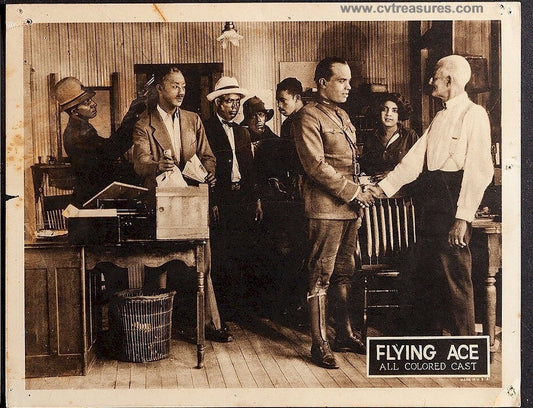 Flying Ace Original Vintage Lobby Card Silent Movie Poster 4