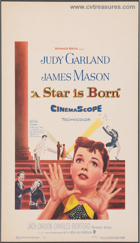 A Star is Born Vintage Movie Poster Window Card Judy Garland