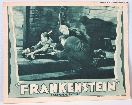Frankentein Original Vintage Movie Poster Lobby Card Karloff