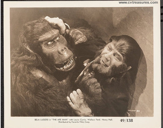 Ape Man Original Vintage Horror Movie Photo Bela Lugosi 2