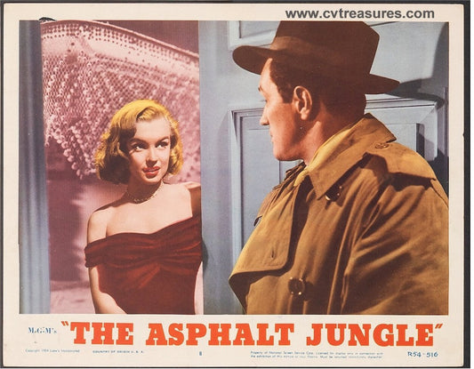 Asphalt Jungle Vintage Movie Lobby Card Marilyn Monroe 54a