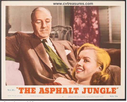 Asphalt Jungle Vintage Movie Lobby Card Marilyn Monroe 54c