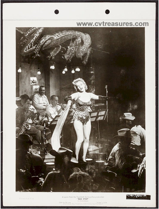 Marilyn Monroe Original Vintage TYPE I "BUS STOP" Photo