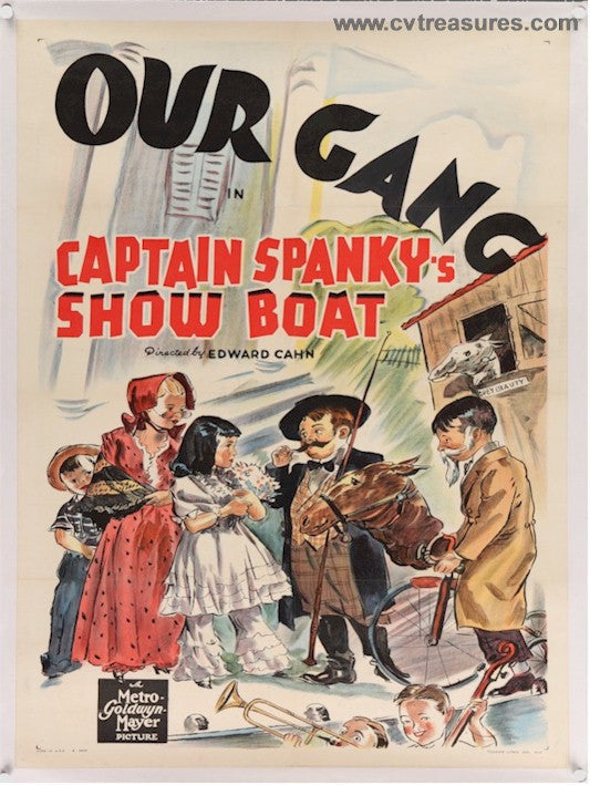 OUR GANG in CAPTAIN SPANKY'S SHOW BOAT vintage Movie Poster