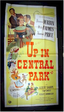 Up in Central Park, 1948, Deanna Durbin, Three Sheet