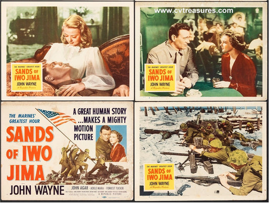Sands of Iwo Jima Original Movie Lobby Card Set John Wayne