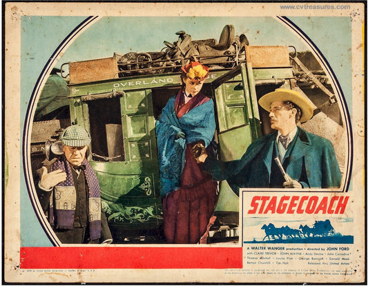 Stagecoach Original Vintage Movie Poster Lobby Card John Wayne