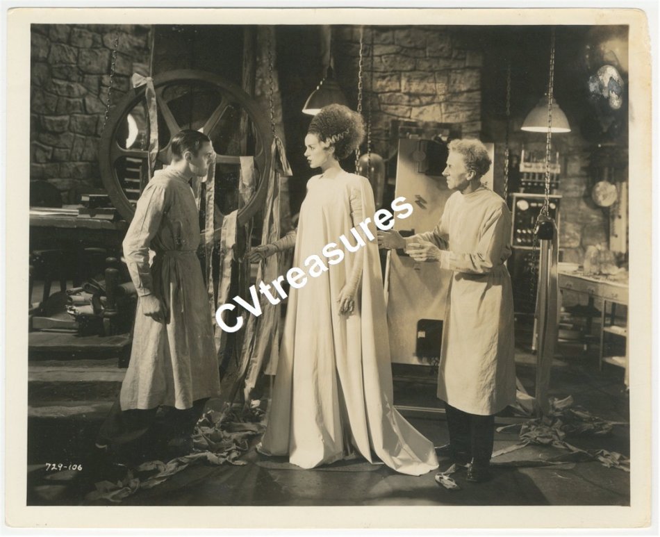 Bride of Frankenstein Original Vintage Type I Photo Elsa Lanches