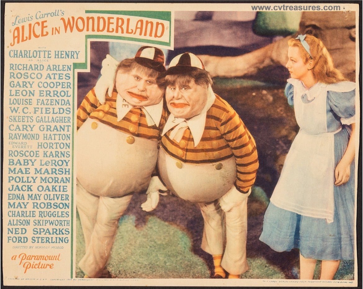 Alice in Wonderland Vintage Movie Poster Lobby Card 1933