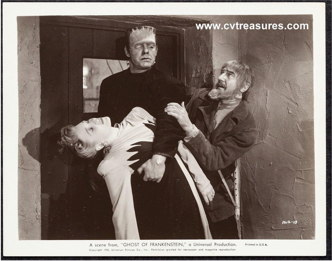 Ghost of Frankenstein Original Vintage TYPE I Photo Lon Chaney 8