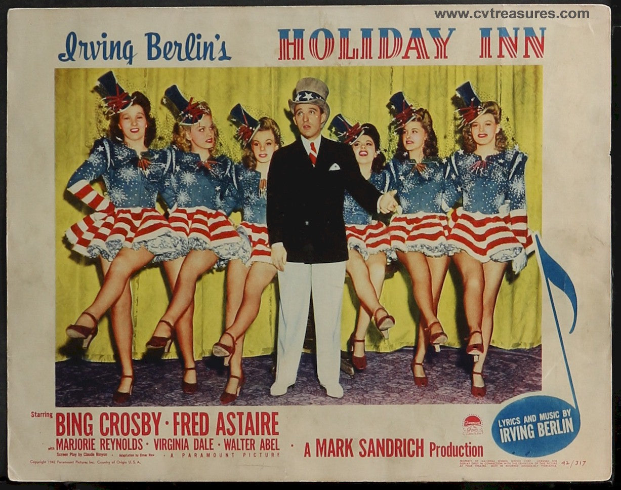 Holiday Inn Original Vintage Lobby Card Movie Poster Crosby 6