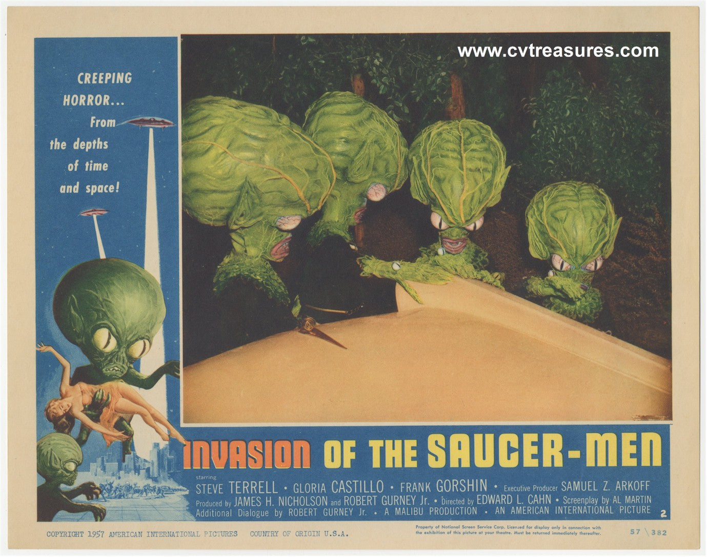 Invasion of the Saucer-Men Vintage Lobby Card Movie Poster 3