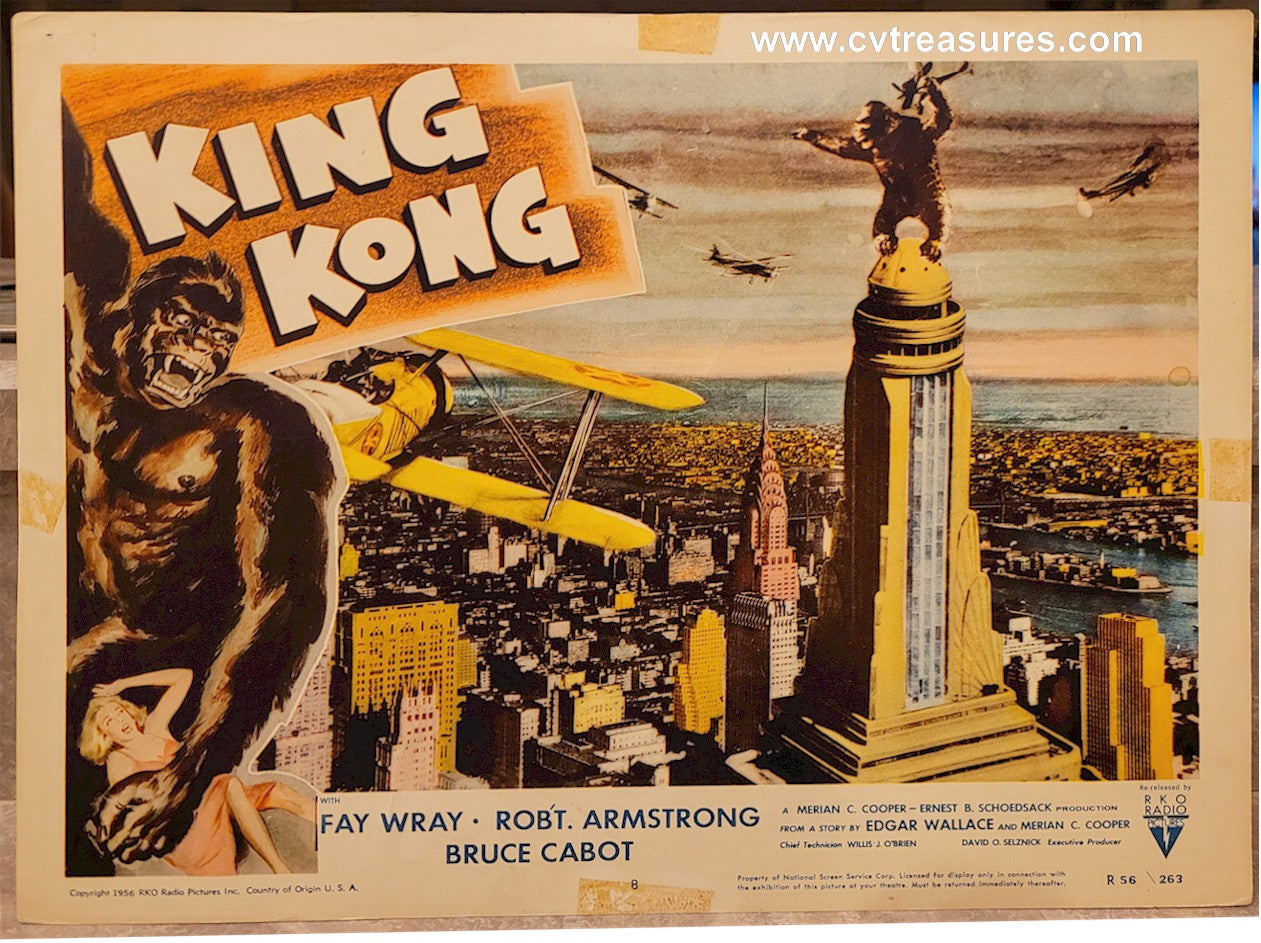 King Kong classic movie poster Vintage Lobby Card Empire Planes