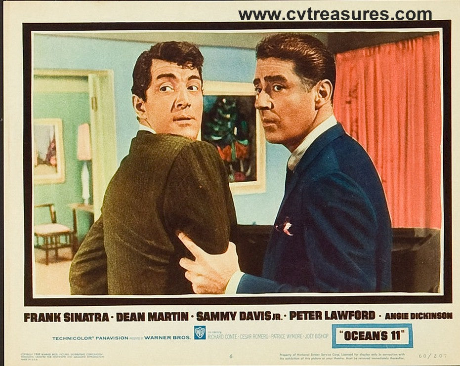 Oceans 11 Lobby Card movie poster Dean Martin Lawford 1960