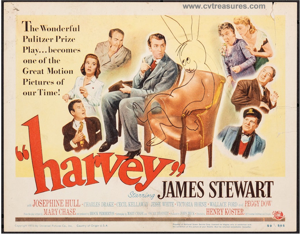 Harvey, James Stewart Vintage Movie Posters Title Lobby Card