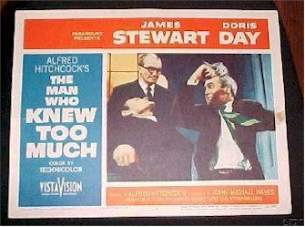 Alfred Hitchcock's The Man Who Knew Too Much, 1956 Lobby Card