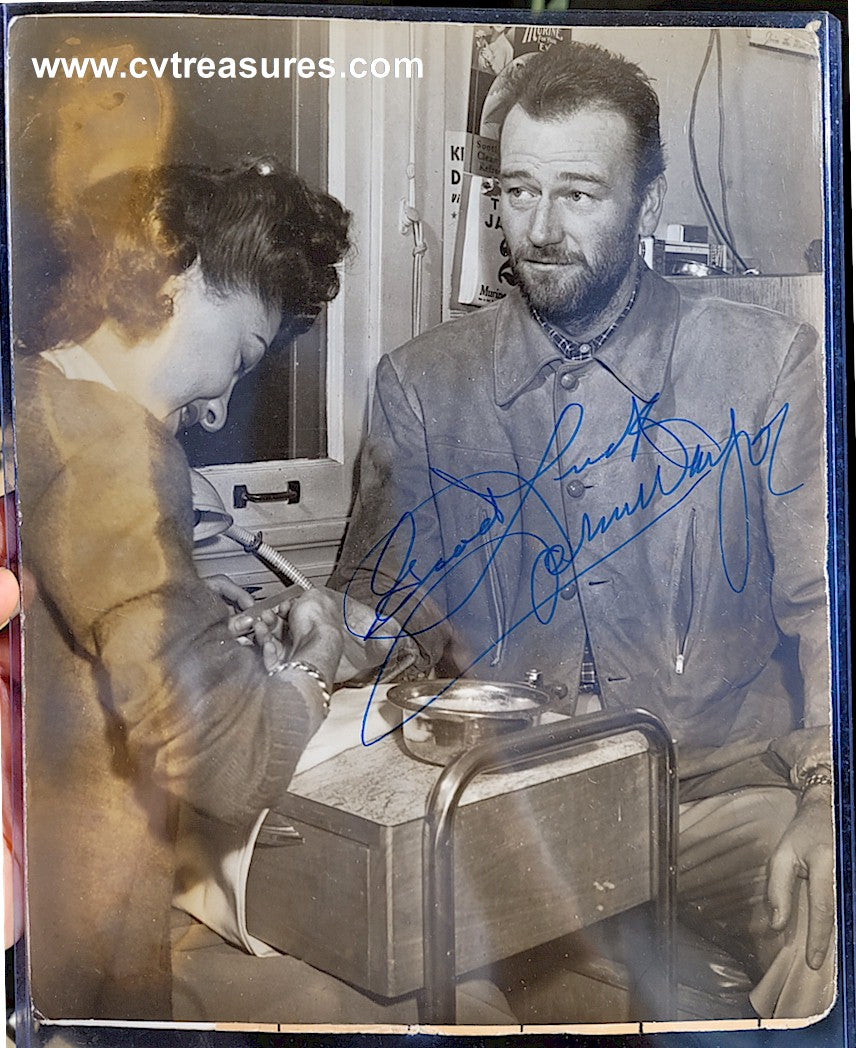 John Wayne Authentic Signed Autographed TYPE I Photo Beckett